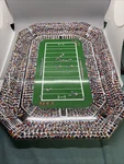 Football Platter Tray Ullman Company Vintage Nfl Party Made Usa. Fixed Price $5.99.