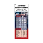 2026 Houston Pro Football Schedule Magnet - Peel & Stick Business Card. Fixed Price $72.25.