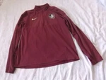 Nike Florida State Seminoles 1/2 Zip Pullover Mens Size Ncaa Football Fsu. Fixed Price $29.99.