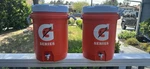 New Gatorade Cooler 5 Gallon Dispenser Rubbermaid Orange. Fixed Price $60.00.