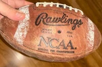 Vintage 1990S Rawlings ST-5 Soft Touch Ncaa Intercollegiate Football Game. Fixed Price $40.00.