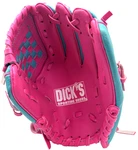 Dick Sporting Goods Baseball Glove Youth Kids T-ball Mitt 8.5" Pink/blue Rht. Fixed Price $9.99.