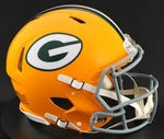 Green Bay Packers Riddell Speed Full Size Authentic Nfl Football Helmet. Fixed Price $299.99.