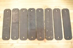 10" Rubber Shooting Target Hanging Straps 3/8" 2-PLY Set Of Eight. Fixed Price $52.20.