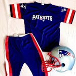 Franklin New England Patriots Kids Football Uniform Helmet Set Youth S/m. Fixed Price $34.95.