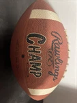 Vintage Rawlings Champ Rubber Football Holds Air Jr Size 09000-04-RRFJ. Fixed Price $22.93.