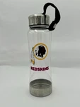Nfl Washington Redskins Water Bottle 16 Oz Stainless Steel Accents Attached Lid. Fixed Price $11.99.