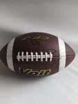 Voit Junior Size Football CF-7 Brown/white Stripe Midget Peewee Pop Warner Flag. Fixed Price $52.99.