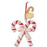 Red White Clay Dough Candy Cane Christmas Ornament. Fixed Price $15.99.
