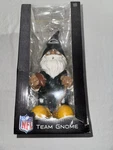 Green Bay Packers Garden Gnome W/ Cane & Football 11" Tall Forever Collectibles. Fixed Price $39.95.
