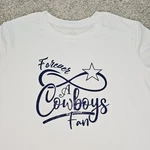 Nfl Forever Cowboys Fan White Blue T-shirt Size Xl Nwot Dallas. Fixed Price $17.85.