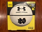 Under Armour Gripskin Notre Dame Fighting Irish Basketball Official Size 7. Fixed Price $25.00.