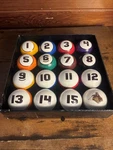Purdue Boilermakers Billiard Ball Set Oversize Fat Numbers. Fixed Price $89.00.