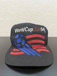 Vintage 1994 World Cup Soccer Snapback Hat 90'S Adidas Football Black Big Logo. Fixed Price $55.00.