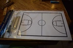 New Classic Sport Basketball Coaching Dry Erase Clipboard With Marker. Fixed Price $8.00.