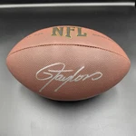 Ny Giants Lawrence Taylor Signed Autographed Nfl Wilson Football Lt Player Coa. Fixed Price $104.99.