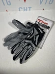 New Wilson / The Authority Skill Football Glove Adult Medium Black Wr Rb. Fixed Price $24.99.
