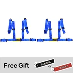 Tanaka 2 X Logo Free Universal 4-POINT Buckle Sports Racing Harness Seat Belt. Fixed Price $39.99.