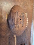 Vtg Official Wilson Nfl Paul Tagliabue Field Football Game Wont Hold Air. Fixed Price $20.00.