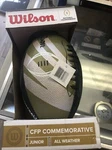 Wilson Cfp National Championship Junior Size Rubber Football. Fixed Price $8.99.