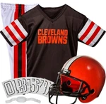 Franklin Sports Browns Uniform Set Nfl Football Jersey Helmet Kids Small. Fixed Price $24.99.