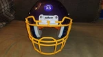 Schutt Vengeance Hybrid Football Helmet X-small Purple Yellow Facemask. Fixed Price $159.99.