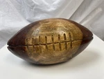 Solid Wood Football Trophy/display Nice Award. Fixed Price $53.00.