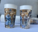 Nfl Dallas Cowboys Holographic Novelty Drink Cup, Plastic -BRAX3D 18 Oz. Fixed Price $10.99.
