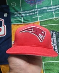 New England Patriots Pro Bowl Red Snapback Pin Included. Fixed Price $50.00.