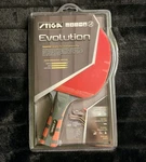 Stiga Evolution Performance Ping Pong Tournament Paddle 6PLY Black Red T1281-1. Fixed Price $70.00.