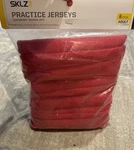 New Sklz Adult Sports Mesh Practice Jersey Vest 6-PACK Red Football Basketball. Fixed Price $22.95.