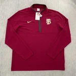 Florida State Seminoles Jacket Adult Xl Red Nike 1/4 Zip Ncaa Football Fsu Mens. Fixed Price $49.99.
