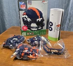 New Brxlz Nfl Denver Broncos 3D Team Helmet Foco 1396 Pcs Forever Collectibles. Fixed Price $37.99.