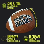 Passback Junior Composite Football, Ages 9-13, Youth Training. Fixed Price $18.99.