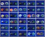 Billiards Pool Chalk Holder Mini Nfl Gumball Football Helmet - You Pick Team. Fixed Price $12.99.
