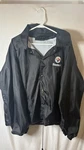 Pittsburgh Steelers Jacket Mens Dunbrooke Snap Front Windbreaker Black Nfl. Fixed Price $14.95.