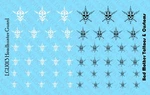 Custom Waterslide Decals: Gi Joe Headhunter Guard (white On Clear Backing). Fixed Price $8.50.