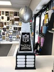 Fantasy Football Trophy Perpetual 8 Year Resin 16" Tall M-RF147A Sm #. Fixed Price $89.95.