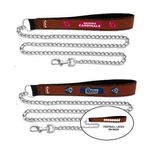 Nfl Gamewear Dog/dogs/puppy/pet Football Leather Strap Chain Leash Lead. Fixed Price $13.88.