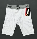 Bike Compression Shorts Pocket, Pads Not Included. White. Fits: Waist 26"-28". Fixed Price $7.79.