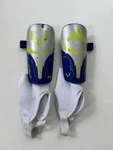 Youth Soccer Adidas Jr. Messi Match Shin Guards Size Silver/blue. Fixed Price $7.50.
