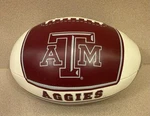 Ncaa Rawlings Texas A&m Aggies "goal Line" 8-INCH Softee Football. Fixed Price $10.00.