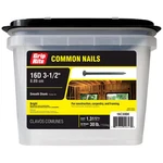 3-1/2 In. 8-GAUGE 16-PENNY Bright Steel Smooth Shank Common Nails 30 Lb. Box. Fixed Price $97.09.