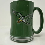 Philadelphia Eagles Throwback Nfl Green 14OZ Coffee Mug Cup Boelter Brands. Fixed Price $15.00.