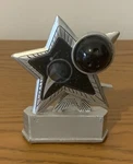 Motion Star Bowling Resin Trophy. Fixed Price $10.00.