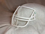 Vintage 80'S Schutt White Nopo Green Dot Football Helmet Facemask #3. Fixed Price $75.00.