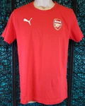 Puma Arsenal Afc Soccer Mens Short Sleeve Tee Shirt Sz. Red Cotton Blend. Fixed Price $16.99.