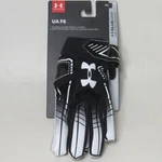 Under Armour Ua Football Gloves Black White 1304694-001 Adult Size Md Nwt. Fixed Price $29.98.