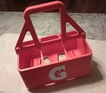 Gatorade Sport Football Water Squeeze Bottle Carrier Holder Orange, Holds 6. Fixed Price $13.99.