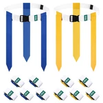 Football Belts 10 Player Set With 30 Flags Blue Yellow Team Training. Fixed Price $39.99.
